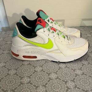 Nike Air Max White with Neon Accents